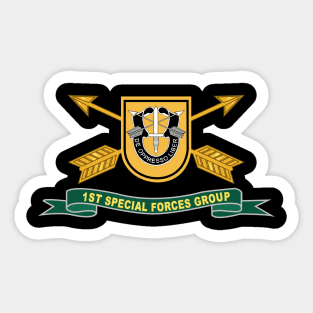 1st Special Forces Group - Flash w Br - Ribbon X 300 Sticker